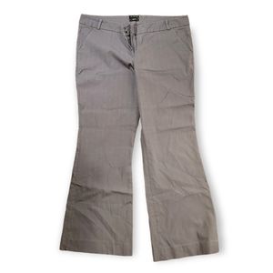 The Limited The Drew cut Grey pinstripe dress pants Size 18